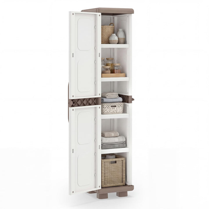 Giantex 70” Tall Slim Storage Cabinet with Single Door