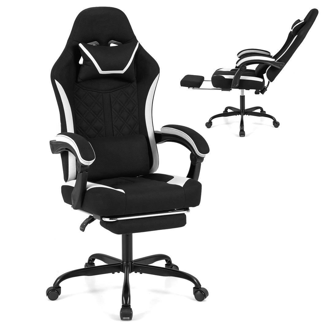 Giantex Ergonomic Computer Desk Chair with Headrest, Lumbar Support