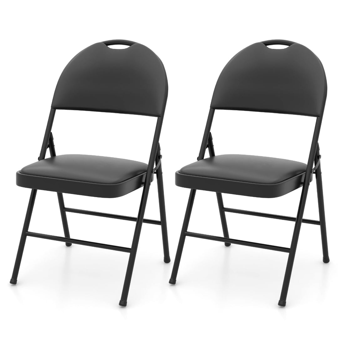 Giantex Party Chairs with Metal Frame for Indoor Outdoor