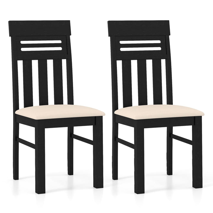 Giantex Wooden Dining Chairs Set of 2/4 for Kitchen Living Room