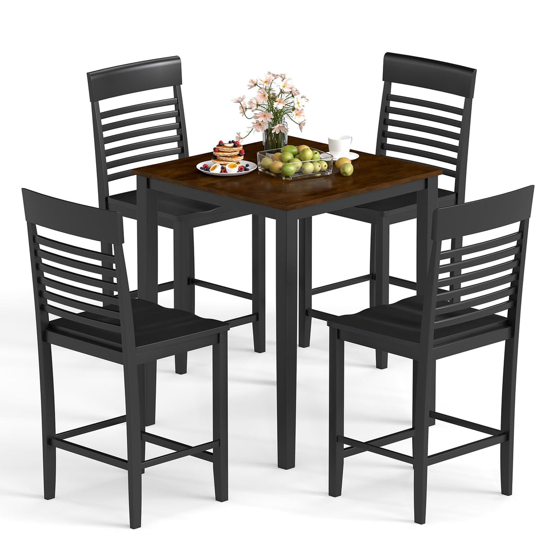 Giantex 5-Piece Dining Table Set for 4