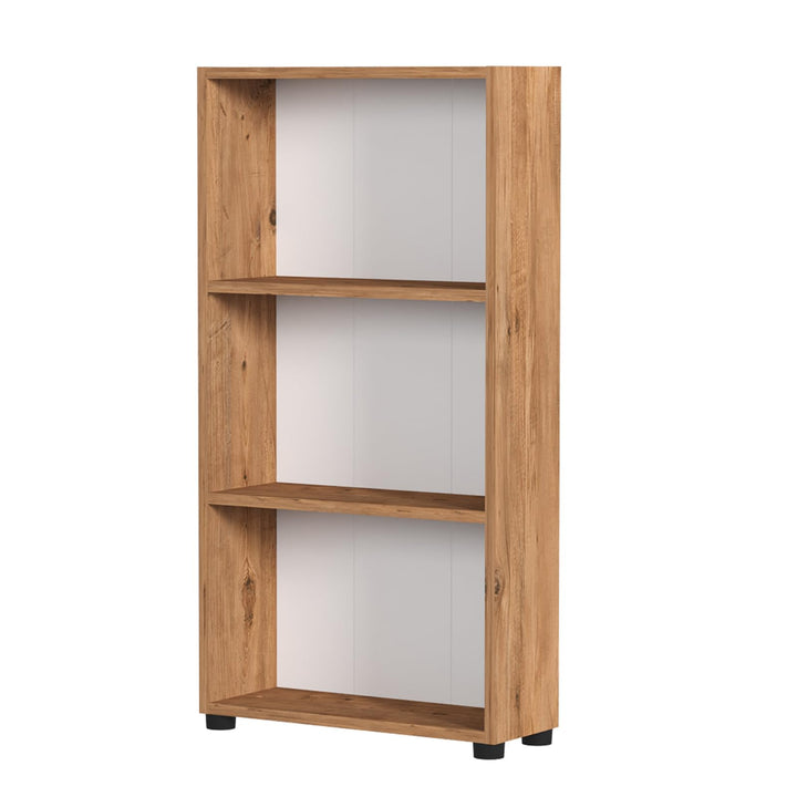 Giantex 3-Tier Bookcase with Anti-Tipping Kit for Living Room