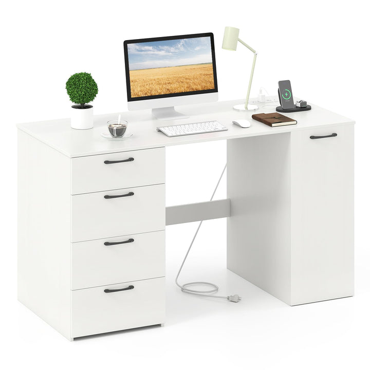 Giantex Computer Desk with Drawers 53 Inch