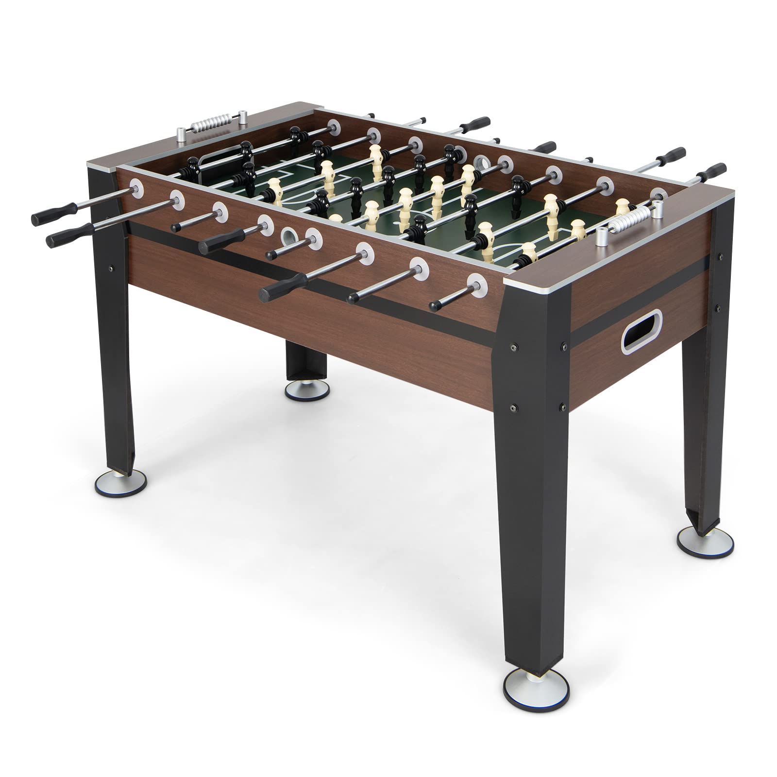 Giantex 54” Foosball Table, Foosball Table Adult Size with 2 Balls, Wood Football Table