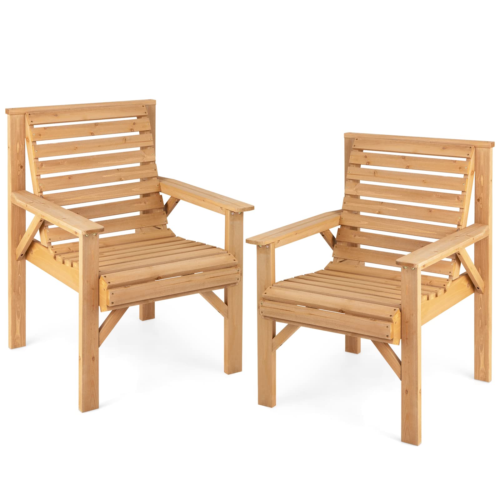 Giantex Outdoor Patio Dining Chairs