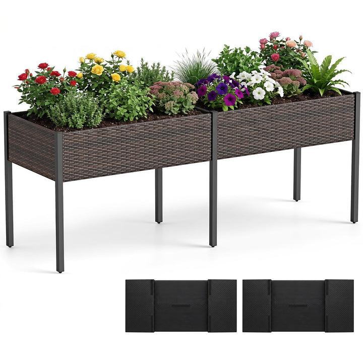 Giantex 6 x 2 FT Raised Garden Bed with Legs