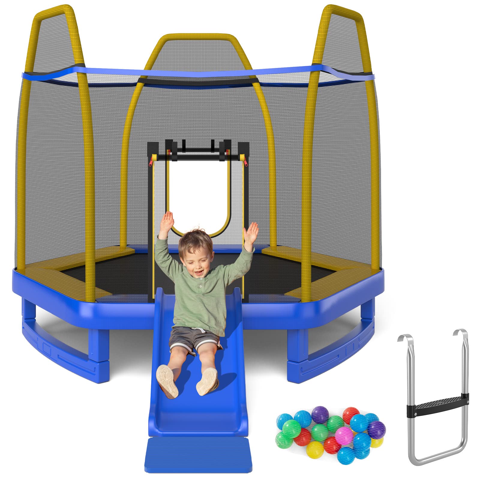 7 FT Trampoline for Kids - Giantex