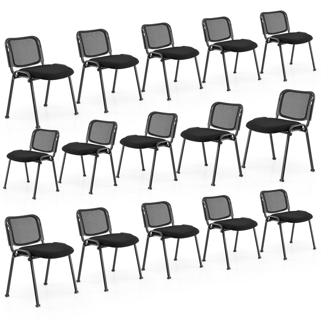 Giantex Set of 5 Stackable Conference Chairs with Mesh Back