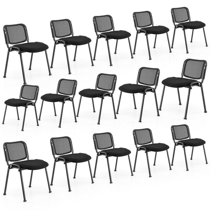 Giantex Set of 5 Stackable Conference Chairs with Mesh Back