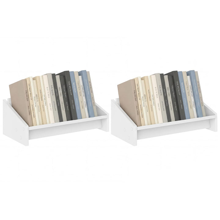 Giantex Wood Desktop Bookshelf Tilting Tabletop Bookcase