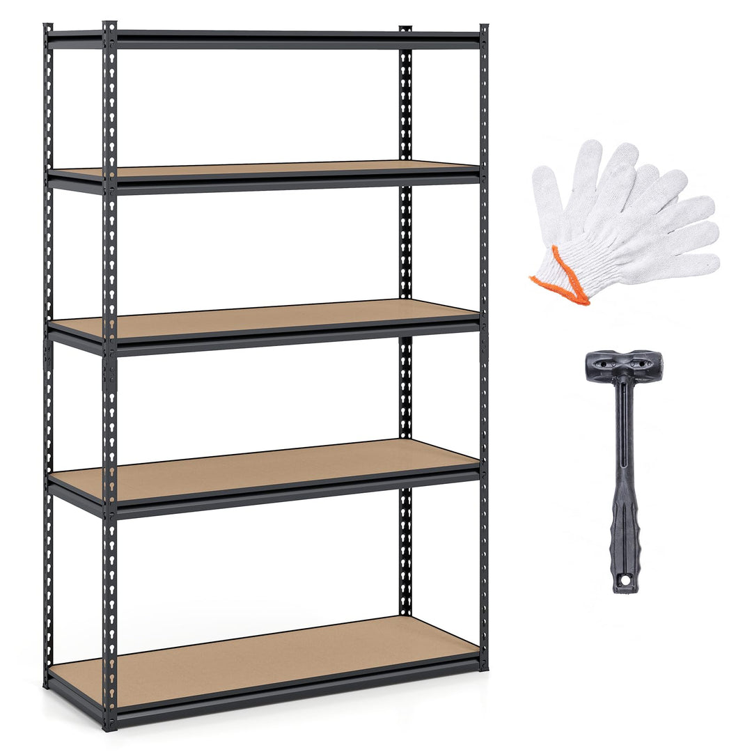 Giantex 5-Tier Metal Storage Shelves(1/2/3/4)