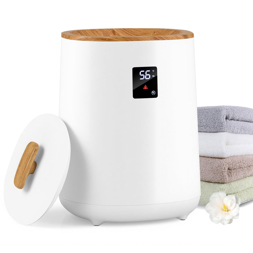 Giantex 18 L Large Blanket Towel Warmer with LED Display for Bathroom