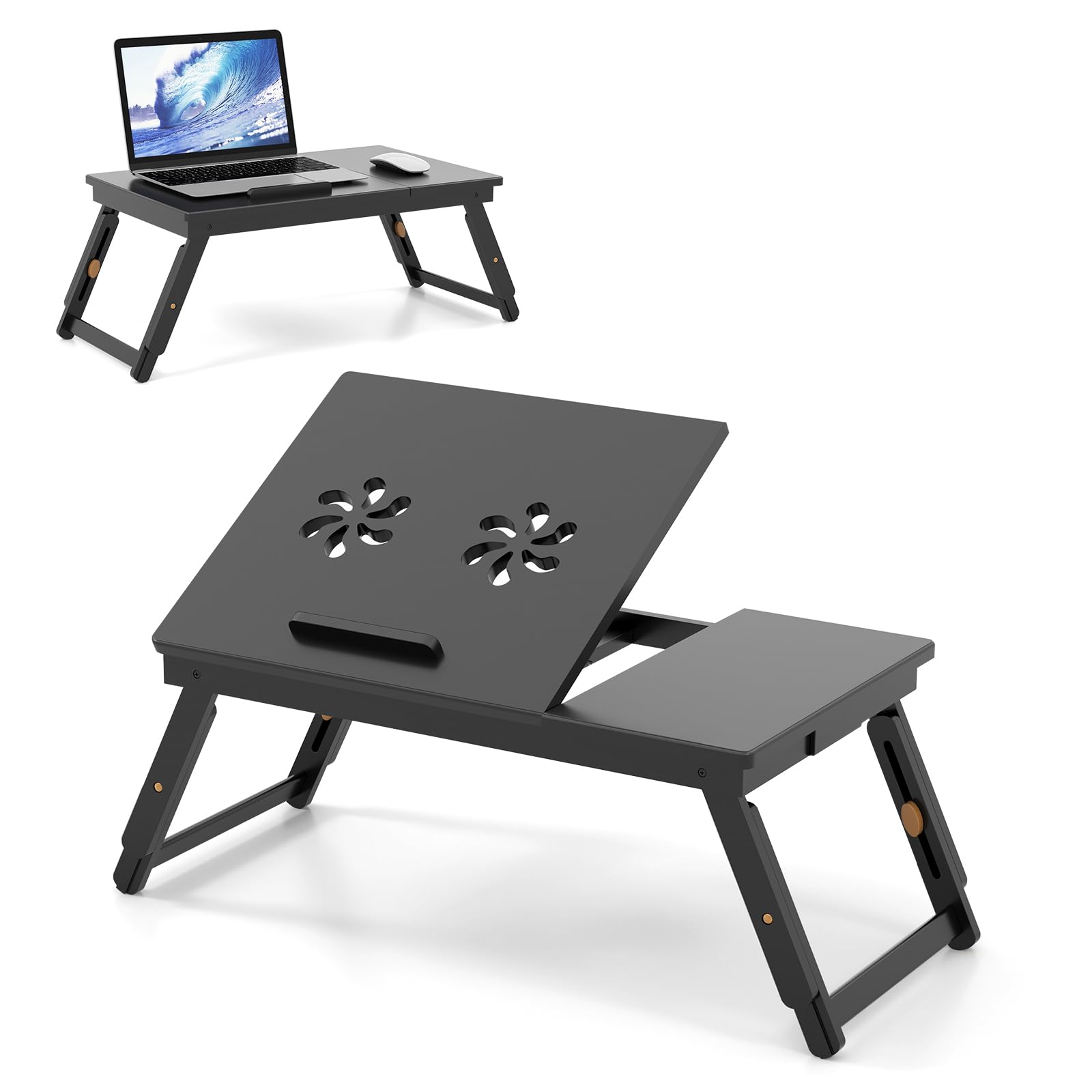 Giantex Bamboo Laptop Desk