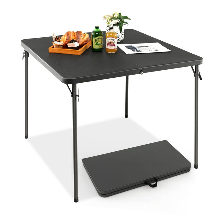 Giantex Portable Folding Table, Foldable Picnic Table with All-Weather HDPE Tabletop