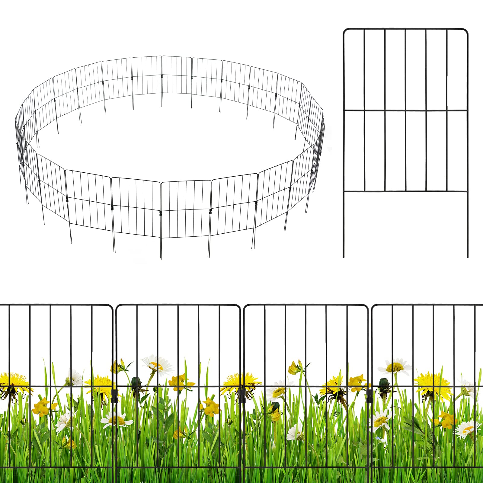 Giantex Decorative Garden Fence 25 Panels