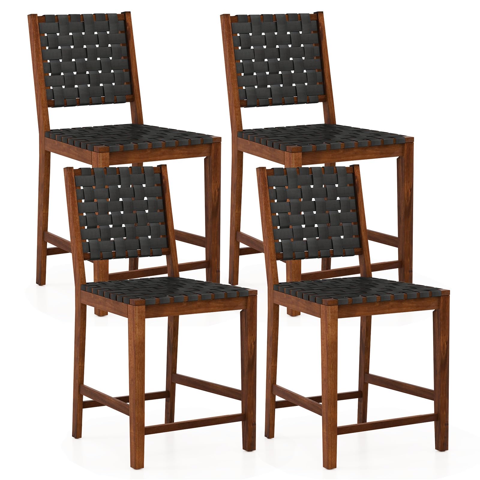 Giantex 24" Counter Height Bar Stools Set of 2