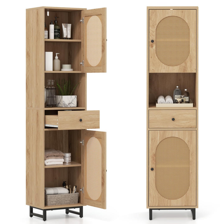 Giantex 67" Tall Bathroom Cabinet
