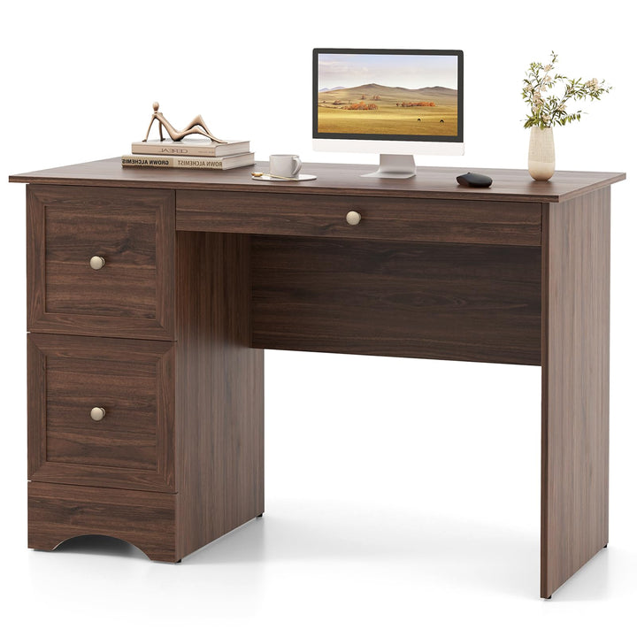 Giantex Computer Desk with 2 Drawers