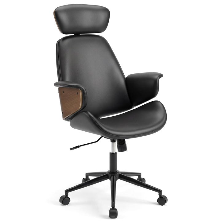Giantex Ergonomic High Back Faux Leather Executive Chair with Headrest