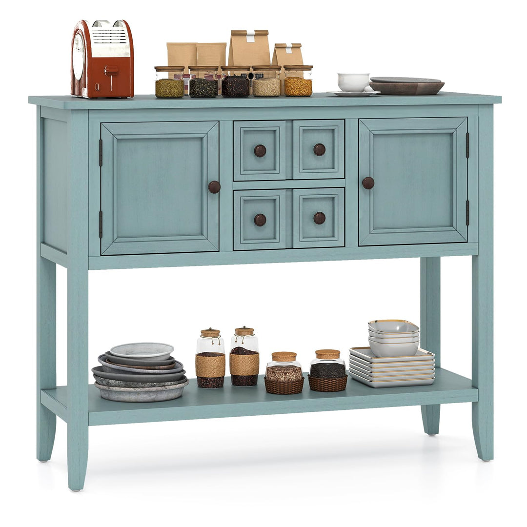 Giantex Sideboard Buffet Cabinet with Storage, 42’’ Wood Credenza
