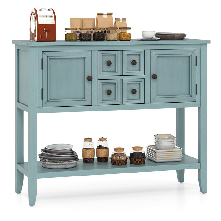 Giantex Sideboard Buffet Cabinet with Storage, 42’’ Wood Credenza