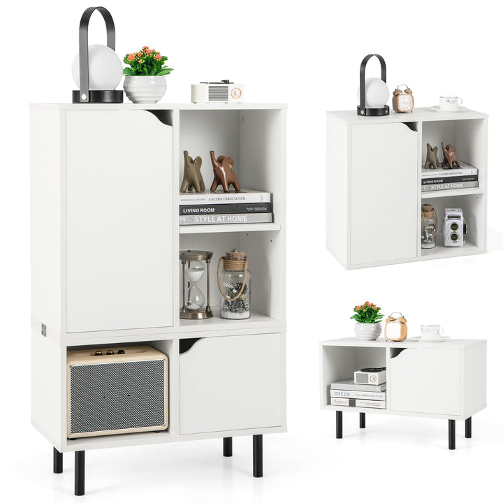 Giantex 5 Cube Stackable Bookcase