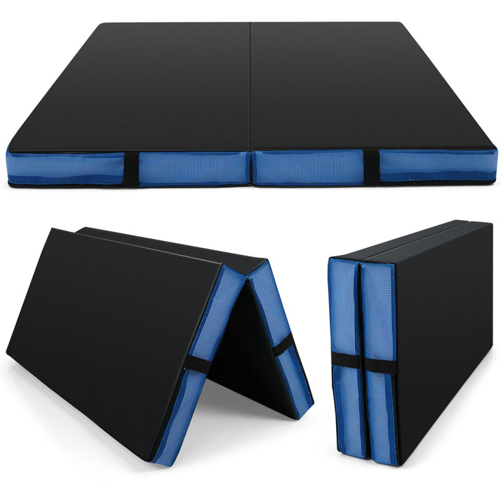 Giantex 4' x 4' Folding Gymnastics Mat with Carry Handles