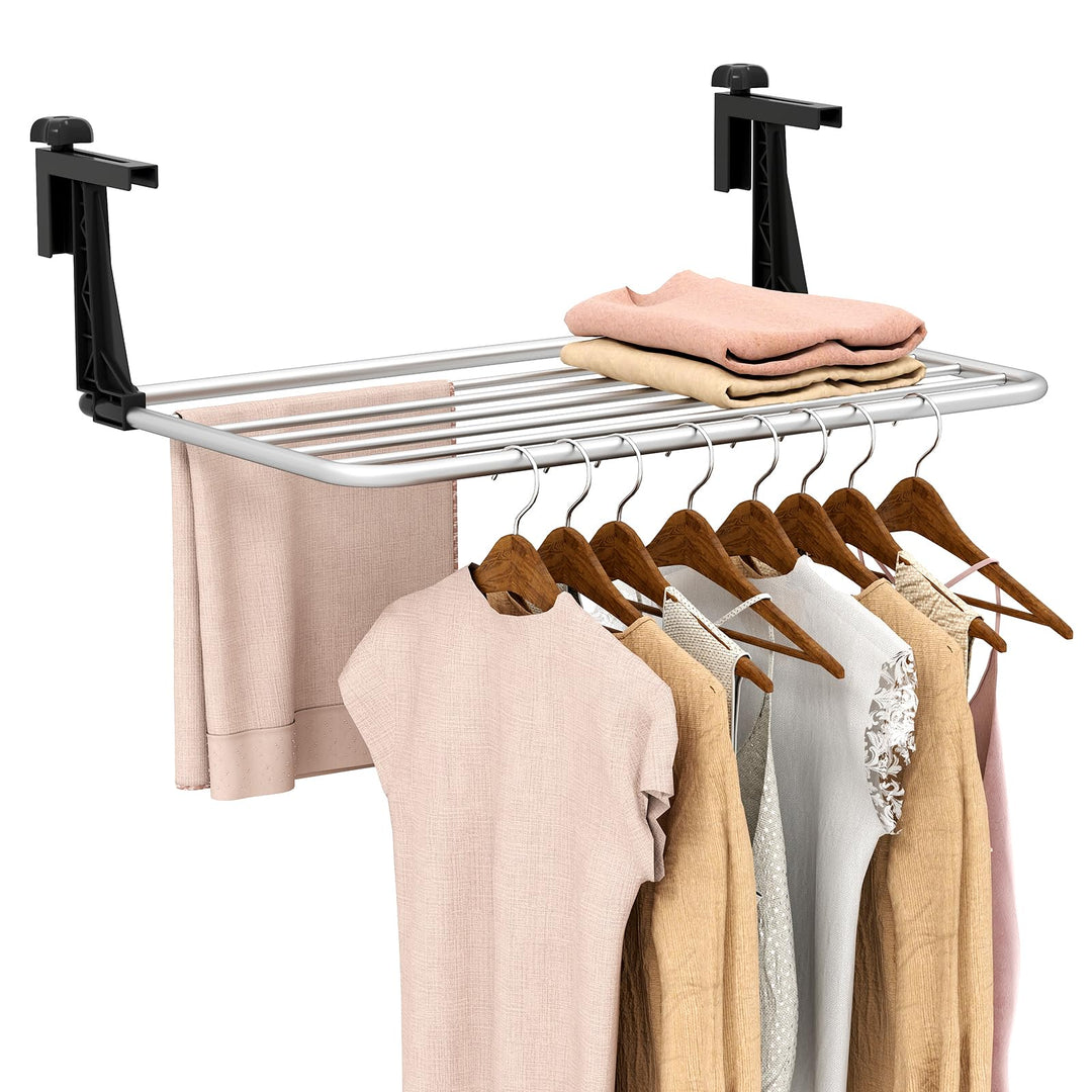 Giantex Portable Clothes Drying Rack 25.5"/31" Aluminum Hanging Laundry Rack