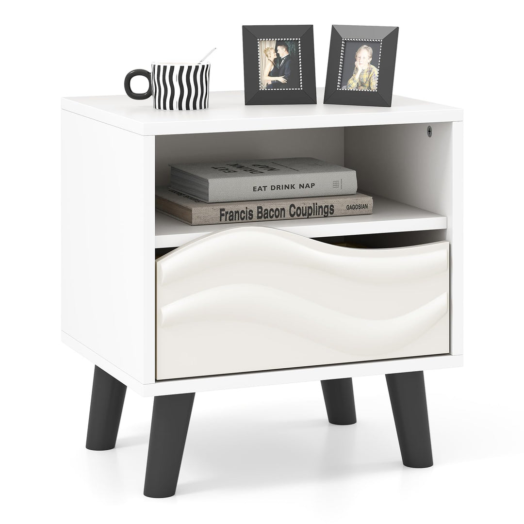 Giantex Mid Century Modern Nightstand