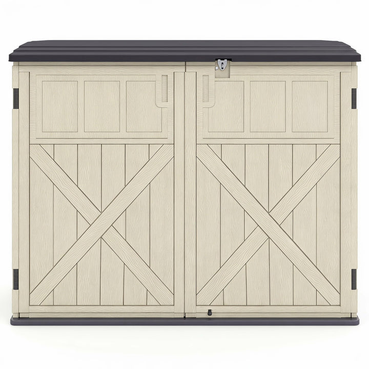 Giantex 20 Cu.Ft Outdoor Storage Cabinet with Adjustable Shelf