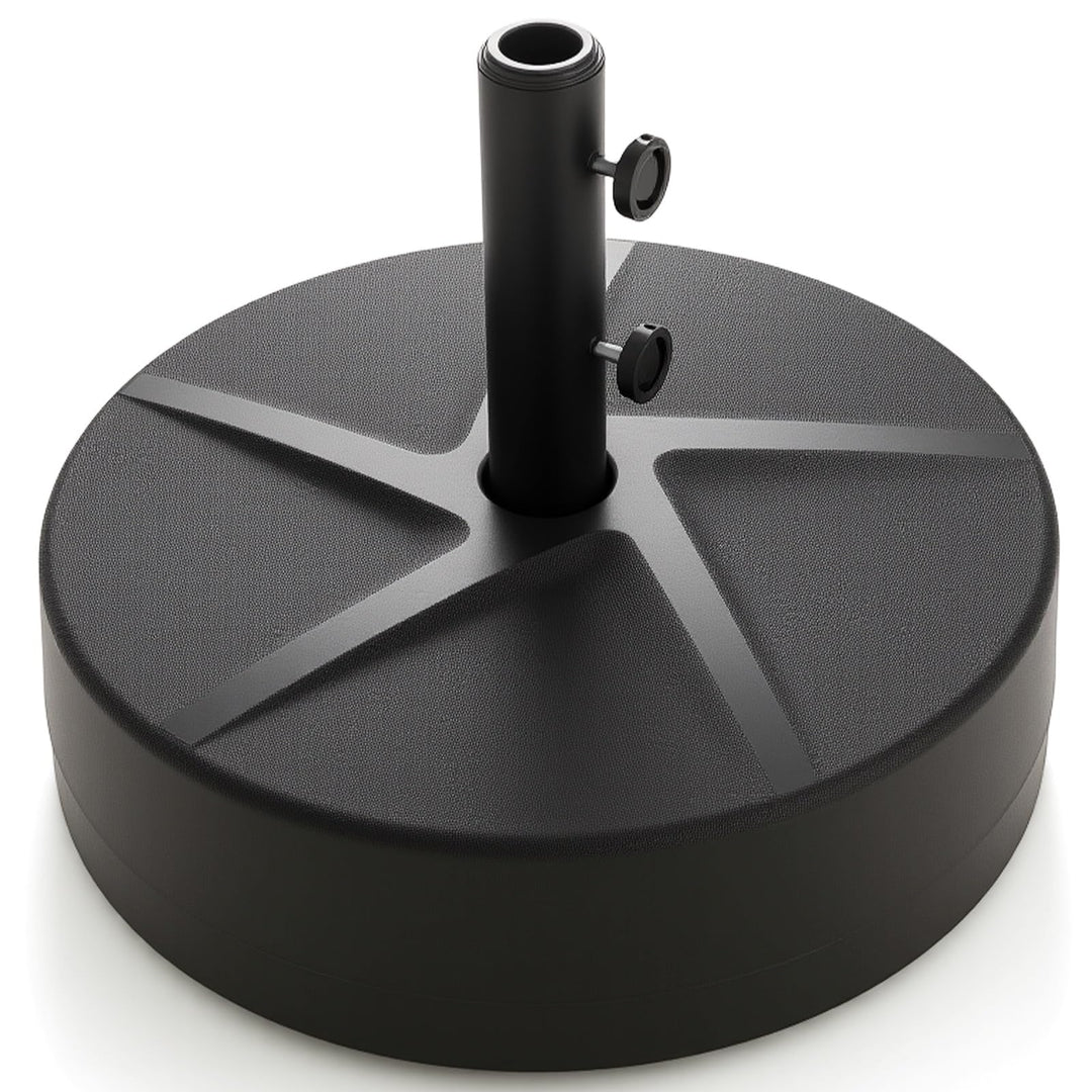 Giantex  88 lbs Fillable Umbrella Stand with 2 Adjustable Knobs & 3 Adapters