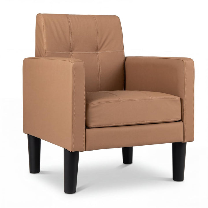 Giantex Modern Accent Chair with Removable Seat Cushion