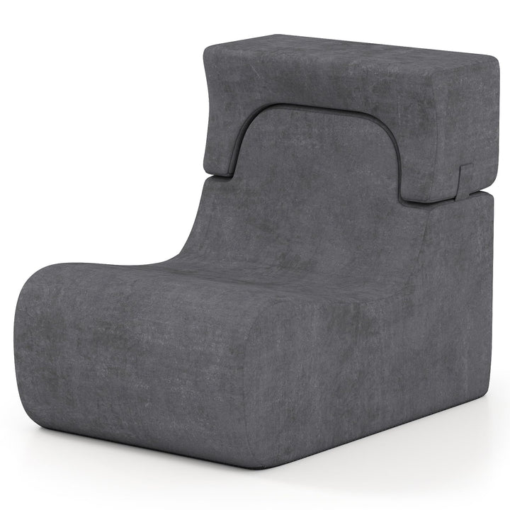 Giantex Floor Chair for Adults, Lazy Sofa with Detachable Headrest