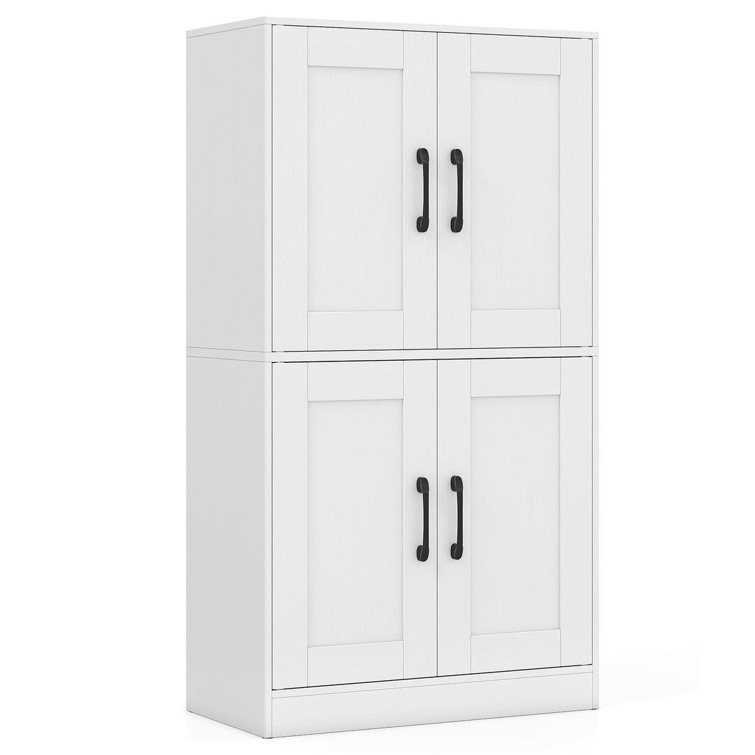 Giantex Bathroom Cabinet 43.5 inch Storage Cabinet with Doors and Adjustable Shelves