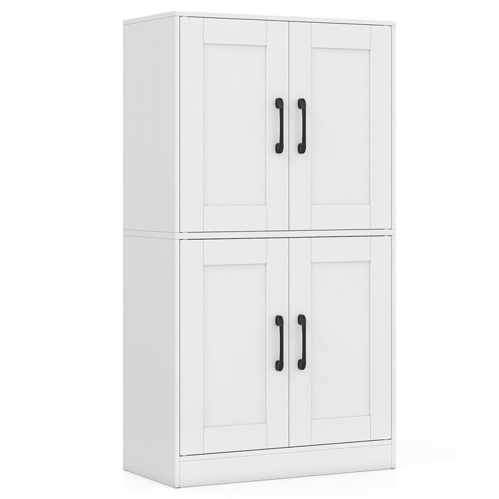 Giantex Bathroom Cabinet 43.5 inch Storage Cabinet with Doors and Adjustable Shelves