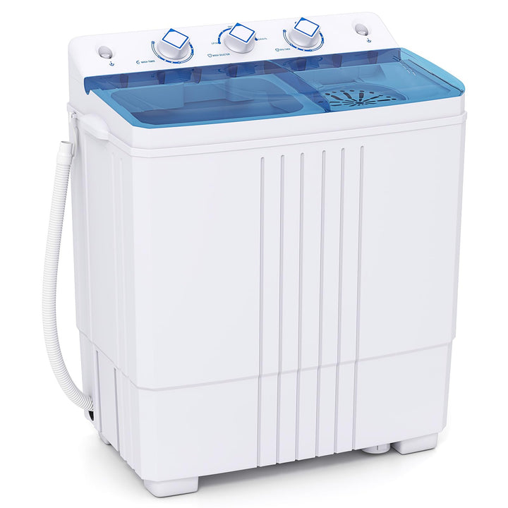 Giantex Washing Machine Portable Compact Twin Tub 12Lbs Washing and 8Lbs Spinning