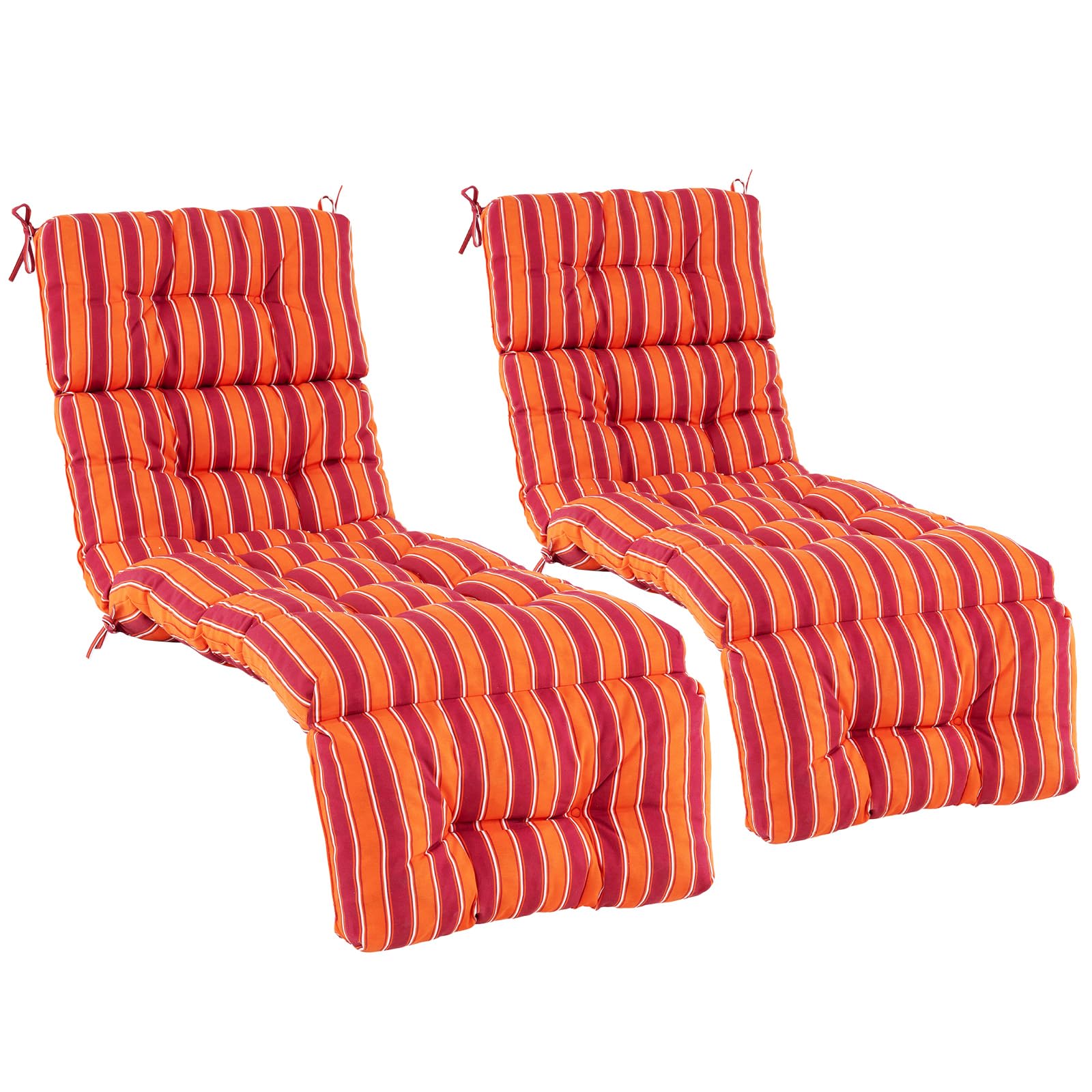 Giantex Set of 1/2/4 Lounge Chair Cushion(73X22X4 Inch)