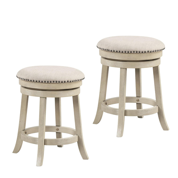 Giantex 24"Swivel Bar Stools Set of 2/4 with Comfy Padded Seat Cushion