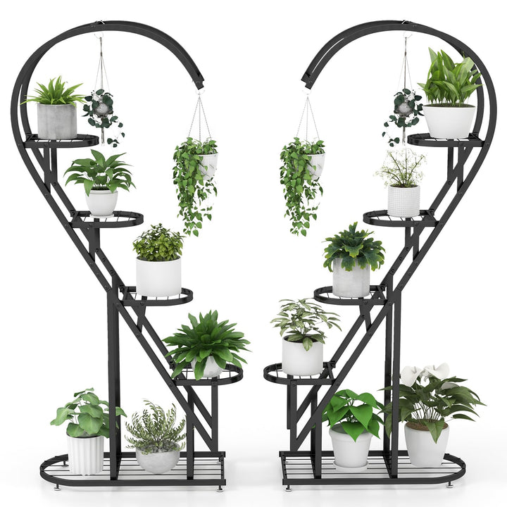 Giantex 5 Tier Metal Plant Stand Indoor