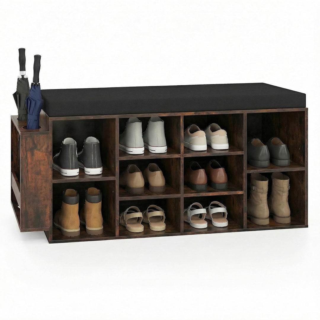 Giantex Shoe Storage Bench with Umbrella Stand