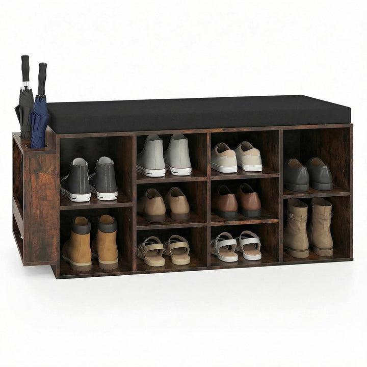 Giantex Shoe Storage Bench with Umbrella Stand