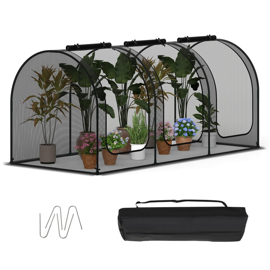 Giantex 108” x 48” x 47” Tunnel Crop Cage
