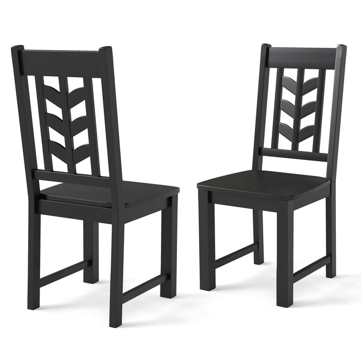 Giantex Wooden Dining Chairs Set of 2/4