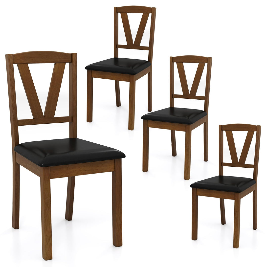 Giantex Wooden Dining Chairs Set (2/4)