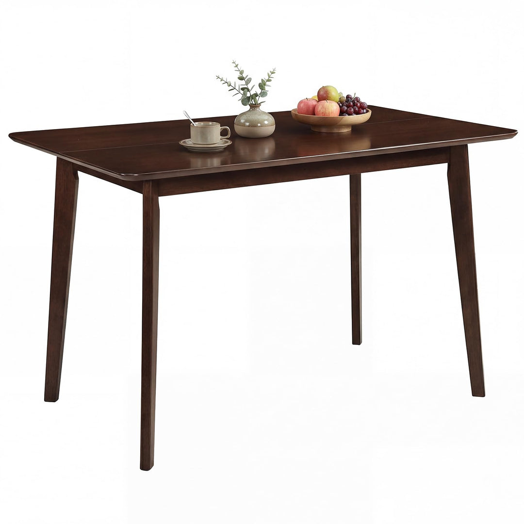 Giantex Dining Table for 4-6 People 47" Rectangular Wooden Kitchen Table