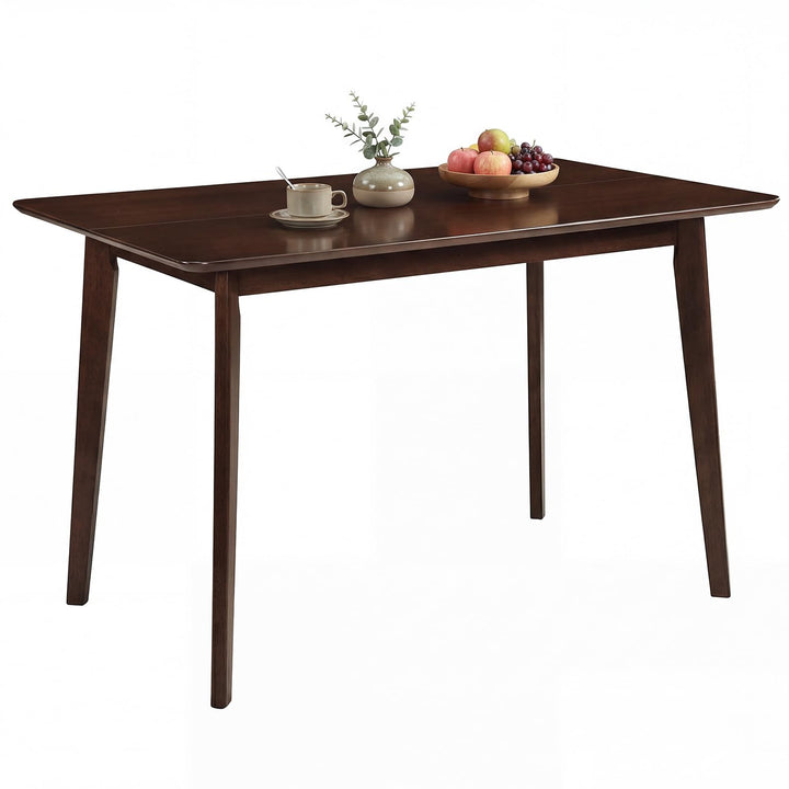 Giantex Dining Table for 4-6 People 47" Rectangular Wooden Kitchen Table