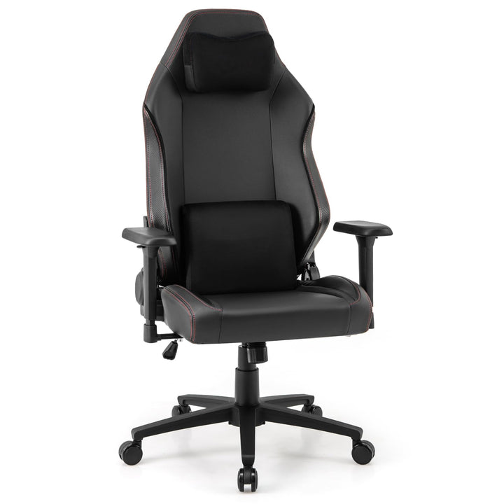 Giantex Gaming Chair Video Game Chair with Magnetic Headrest & Lumbar Support