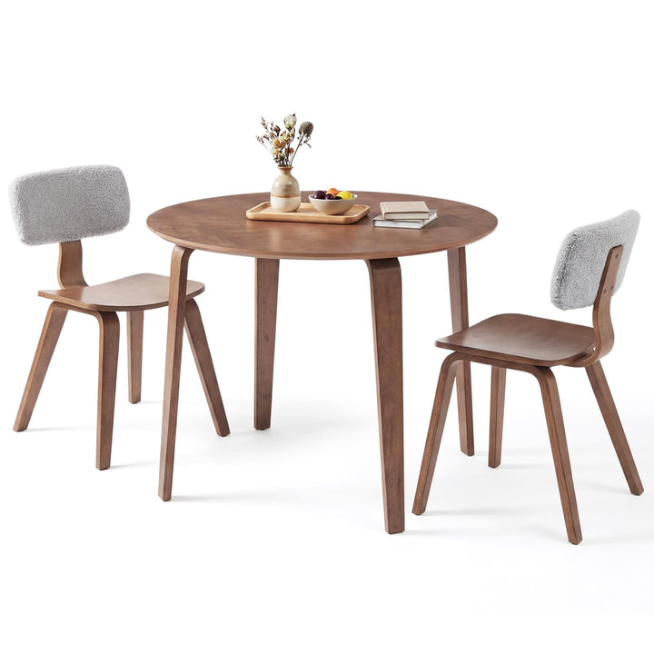 Giantex 37.5" Round Dining Table Set for 2/4