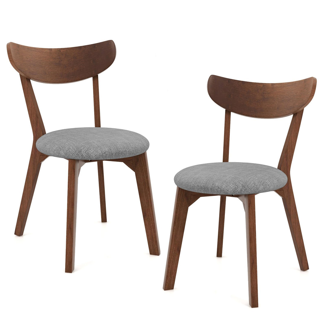 Giantex Upholstered Dining Chairs Set of 2/4 for Living Room Restaurant