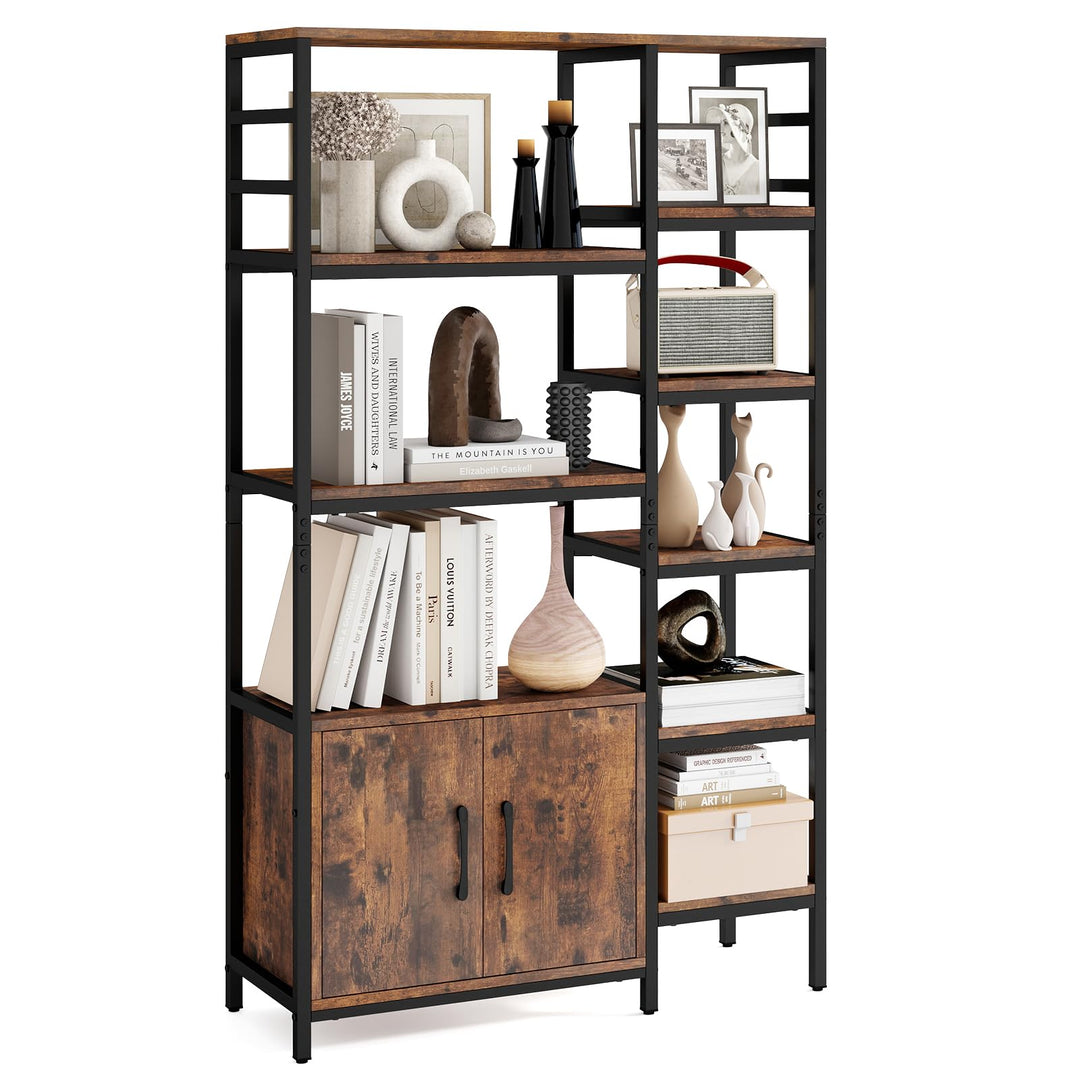 Giantex Double Wide 8-Tier Bookshelf
